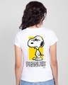 Shop Women's White Typography Slim Fit T-shirt-Design