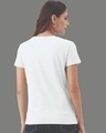 Shop Women's White Wanderlust Travel Doodle Premium Cotton T-shirt