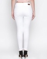 Shop Women's White Washed Slim Fit High Waist-Design