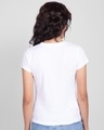 Shop Women's White Weekend Plans Slim Fit T-shirt-Design