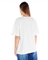 Shop Women's White Weird Fashion Graphic Printed Oversized T-shirt-Full