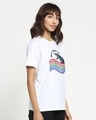 Shop Women's White Whale of a Different Ocean Typography Boyfriend T-shirt-Design