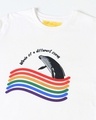 Shop Women's White Whale of a Different Ocean Typography Plus Size Boyfriend T-shirt
