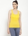 Shop Pack of 2 Women's White & Yellow Tank Tops-Design