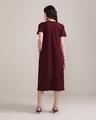 Shop Women's Wild Berry Relaxed Fit A-Line Dress-Design