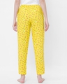Shop Women's Yellow All Over Floral Printed Lounge Pants-Design