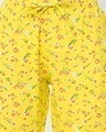 Shop Women's Yellow All Over Floral Printed Lounge Pants