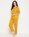 Shop Women's Yellow All Over Floral Printed Nightsuit-Design