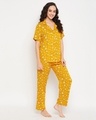 Shop Women's Yellow All Over Floral Printed Nightsuit-Full