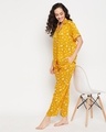 Shop Women's Yellow All Over Floral Printed Nightsuit
