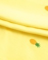 Shop Women's Yellow All Over Pineapple Printed T-shirt