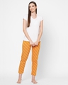 Shop Women's Yellow All Over Printed Lounge Pants