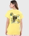 Shop Women's Yellow Anti Gravity Minion Graphic Printed Boyfriend T-shirt-Design