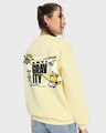 Shop Women's Yellow Anti Gravity Minion Graphic Printed Oversized Sweatshirt-Design