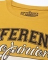 Shop Women's Yellow Athletic Department Typography Oversized T-shirt