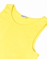 Shop Women's Yellow Birthday Week Slim Fit Tank Top