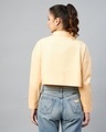 Shop Women's Yellow Boxy Fit Crop Shirt-Design