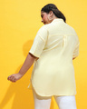 Shop Women's Yellow Boxy Fit Plus Size Shirt-Full