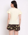 Shop Women's Yellow & Brown Let's Avo-Cuddle Printed Cotton Nightsuit-Design