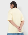 Shop Women's Yellow BTS Logo Typography Plus Size Oversized T-shirt-Design