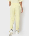 Shop Women's Yellow BTS Typography Relaxed Fit Joggers-Full