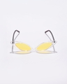 Shop Women's Yellow Cateye Polarised Lens Sunglasses