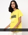 Shop Women's Yellow Chennai City Boyfriend Typography T-shirt-Design