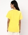 Shop Women's Yellow Chennai City Boyfriend Typography T-shirt-Full