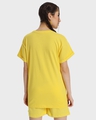 Shop Women's Yellow Deja Moo Graphic Printed Boyfriend T-shirt-Design