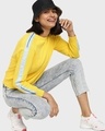 Shop Women's Yellow Flat Knit Sweater-Full