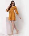 Shop Women's Yellow Floral Print Dress-Full