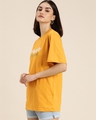 Shop Women's Yellow Floral Print Oversized T-shirt-Design