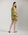 Shop Women's Yellow Floral Printed Oversized Co-ordinates-Design