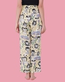 Shop Women's Yellow Funky Monster All Over Printed Pyjamas-Design