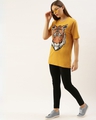 Shop Women's Yellow Graphic Print T-shirt