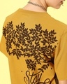 Shop Women's Yellow Graphic Printed Oversized T-shirt