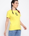 Shop Women's Yellow Graphic Printed T-shirt