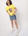 Shop Women's Yellow Ignoring Mondays Graphic Printed Boyfriend T-shirt-Design