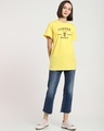Shop Women's Yellow Love Coffe Boyfriend T-shirt-Design