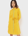 Shop Women's Yellow Mango Mojito Ethnic Dress