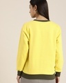 Shop Women's Yellow Michigan State Typography Oversized Sweatshirt-Design
