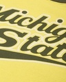 Shop Women's Yellow Michigan State Typography Oversized Sweatshirt