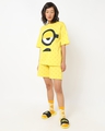 Shop Women's Yellow Minion Eye AOP Oversized T-shirt