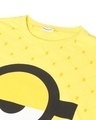Shop Women's Yellow Minion Eye AOP Oversized T-shirt