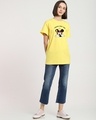 Shop Women's Yellow Minnie Food Boyfriend T-shirt-Design