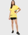Shop Women's Yellow My Drug Graphic Printed Boyfriend T-shirt-Full