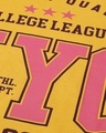 Shop Women's Yellow NYC Typography Oversized T-shirt