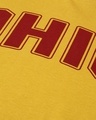 Shop Women's Yellow OHIO Typography Oversized T-shirt