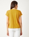 Shop Women's Yellow Oversized Fit T-Shirt-Design