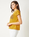 Shop Women's Yellow Oversized Fit T-Shirt-Full